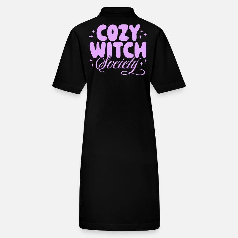 Gemütliche Hexen-Gesellschaft Stanley/Stella Frauen Bio-Polokleid PAIGER