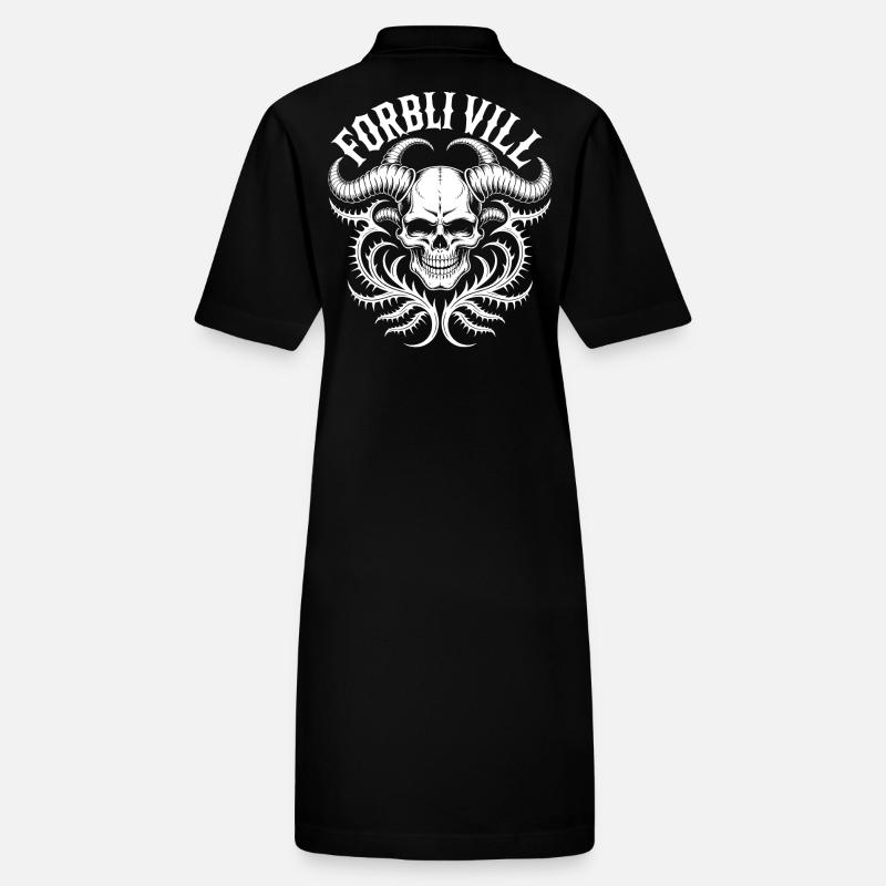 Gorblin Villa Schädel Stanley/Stella Frauen Bio-Polokleid PAIGER