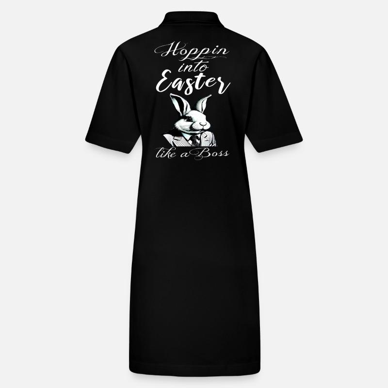 stylish Easter bunny with suit and tie Stanley/Stella PAIGER Organic Women’s Polo Dress