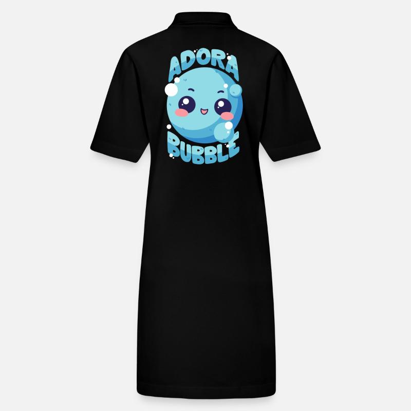 Bulle de savon - Adora Bubble - Jeu de mots Robe polo bio PAIGER Stanley/Stella Femme