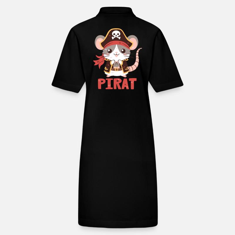 Piraten-Ratte Stanley/Stella Frauen Bio-Polokleid PAIGER