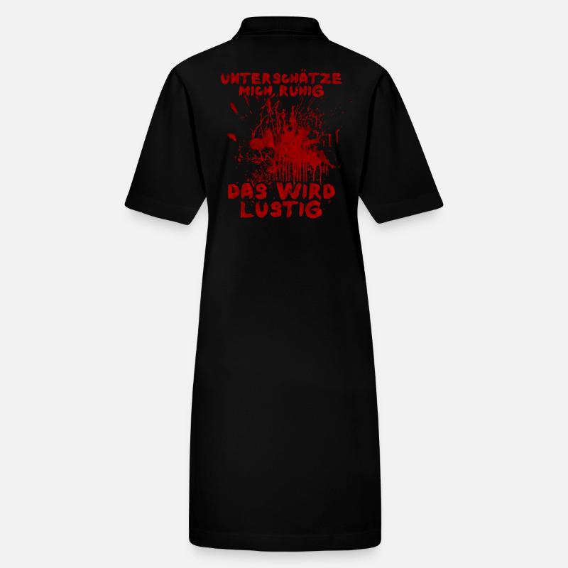 Unterschätze mich ruhig, das wird lustig Halloween Stanley/Stella Frauen Bio-Polokleid PAIGER
