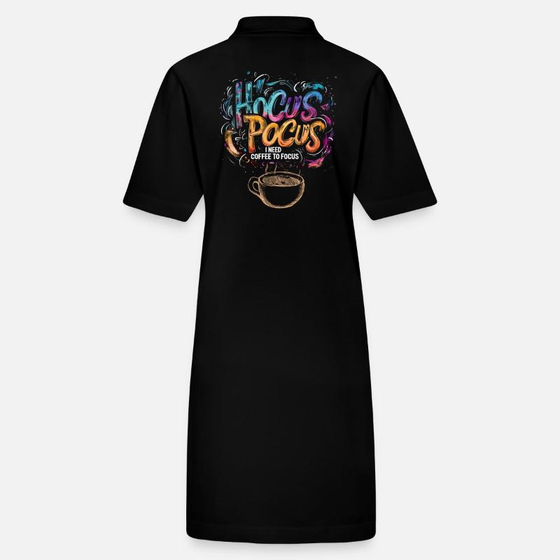 Hocus Pocus Café coloré Halloween Drôle Robe polo bio PAIGER Stanley/Stella Femme