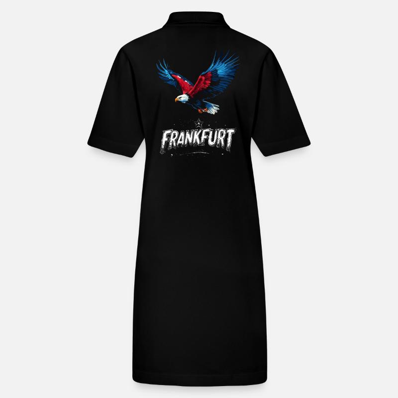 Frankfurt Eagle Colors FFM Patriots Stanley/Stella PAIGER Organic Women’s Polo Dress