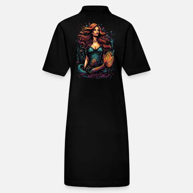 Sirène colorée – Ville imaginative Robe polo bio PAIGER Stanley/Stella Femme