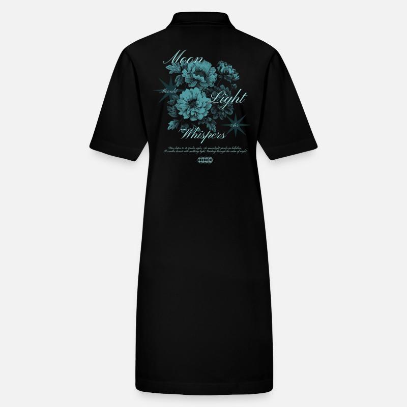 Murmures au clair de lune Conception d’art floral Robe polo bio PAIGER Stanley/Stella Femme