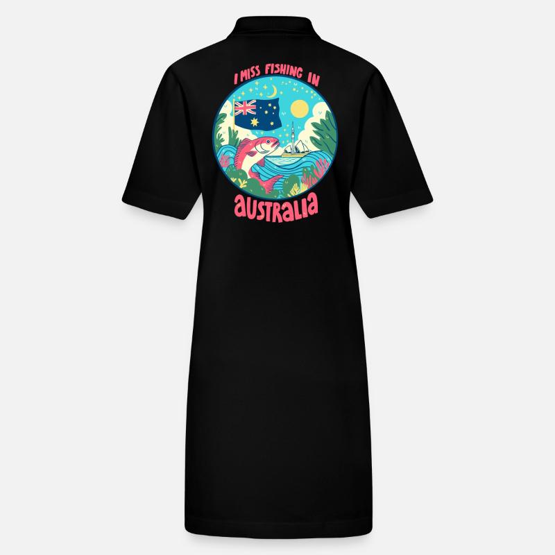 Pêche en Australie Robe polo bio PAIGER Stanley/Stella Femme