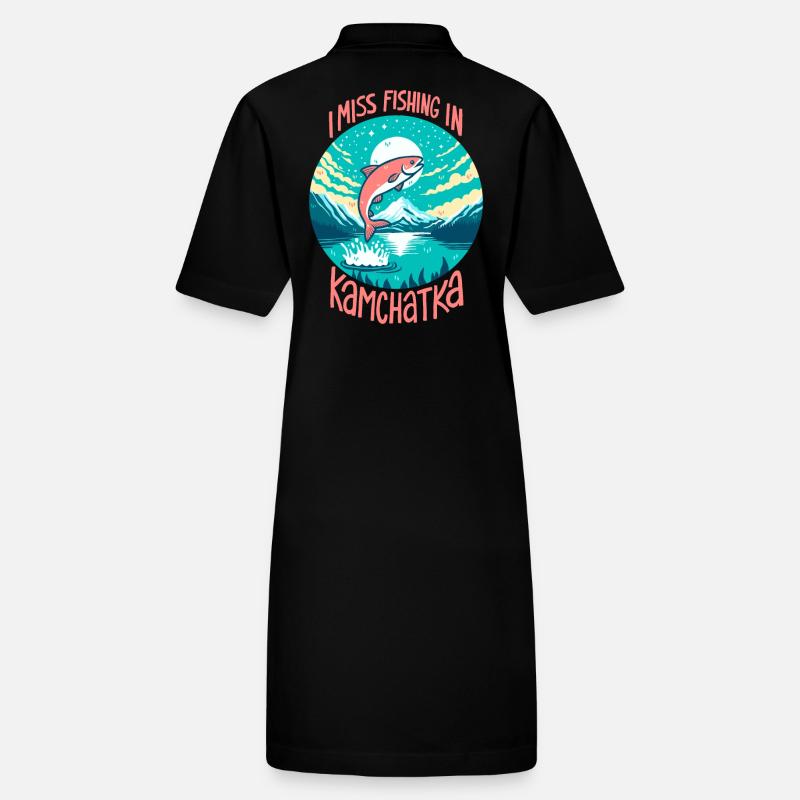 Fishing in Kamchatka Stanley/Stella PAIGER Organic Women’s Polo Dress