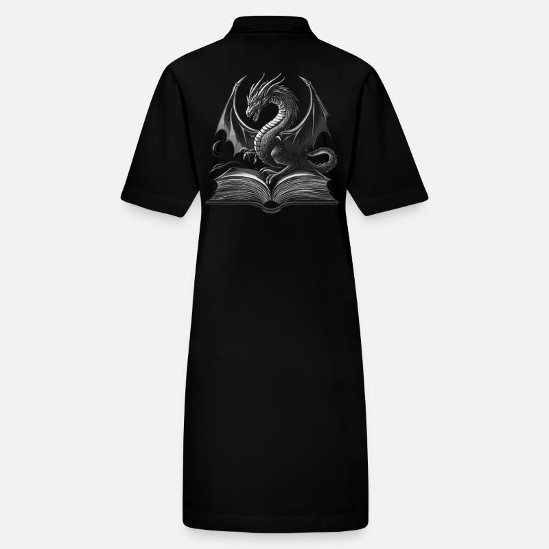 Black and White Dragon – Epic Fantasy for Readers Stanley/Stella PAIGER Organic Women’s Polo Dress