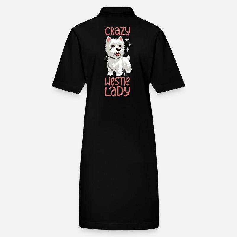 Folle Westie Lady Robe polo bio PAIGER Stanley/Stella Femme