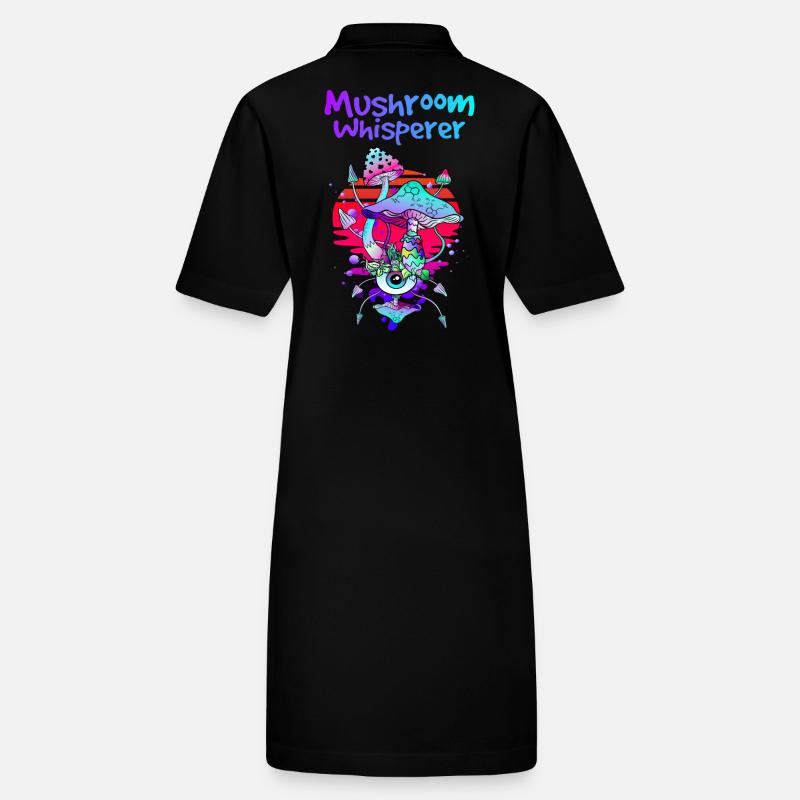 Mushroom Whisperer Magic Mushrooms Stanley/Stella PAIGER Organic Women’s Polo Dress