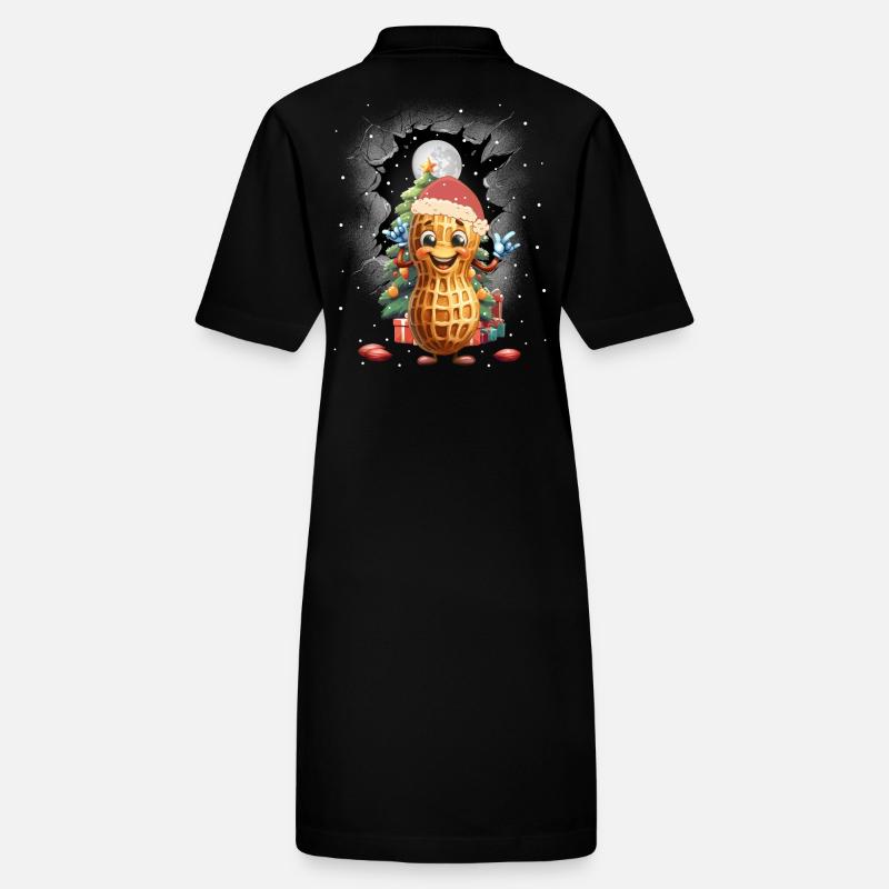 Cacahuètes Cacahuètes Père Noël Noël Robe polo bio PAIGER Stanley/Stella Femme
