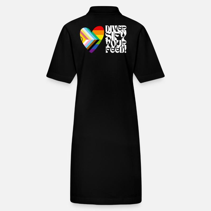 🌈♿ Diversifiez votre alimentation – Progress, Pride&Disability Robe polo bio PAIGER Stanley/Stella Femme