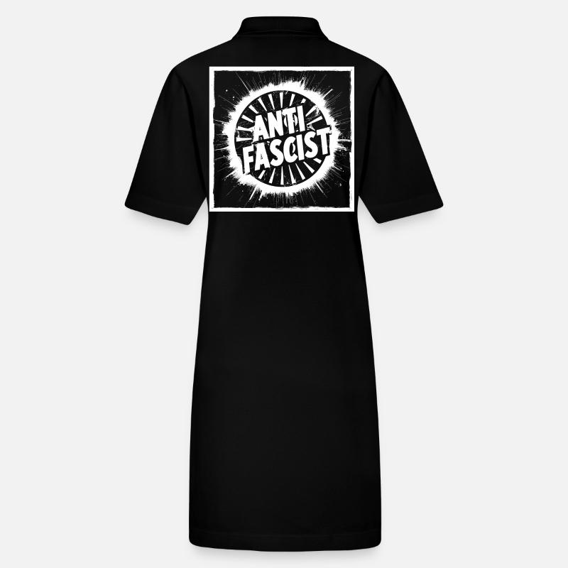 ANTIFASCISTE Kreis Stern Robe polo bio PAIGER Stanley/Stella Femme