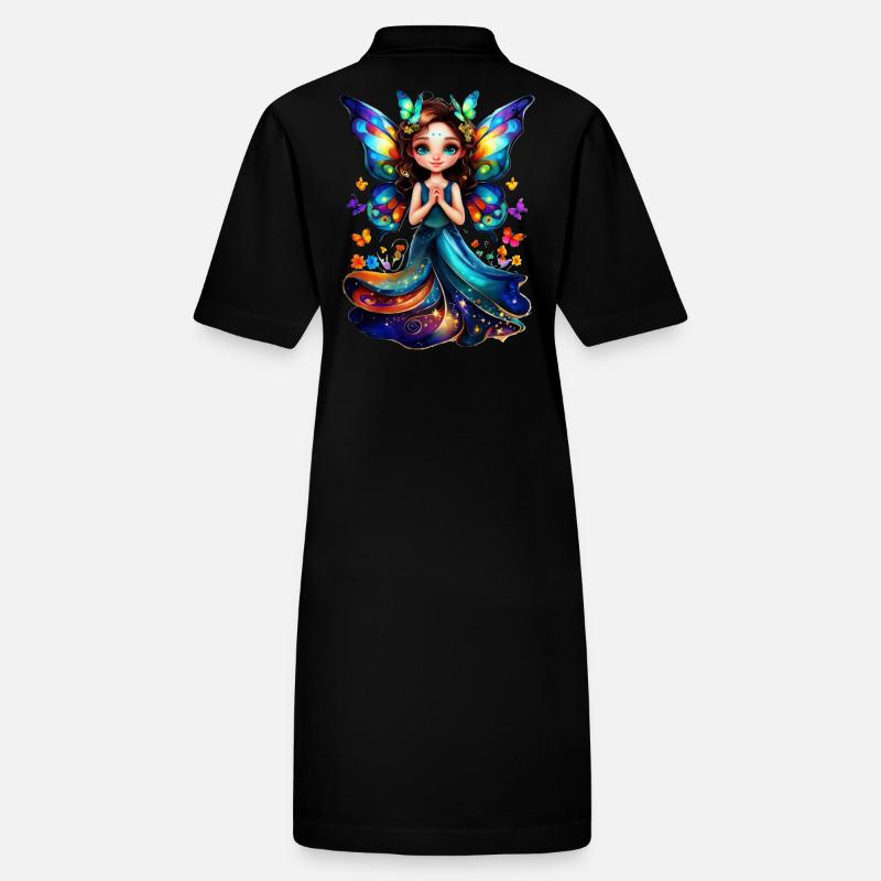 Charmante fée papillon Robe polo bio PAIGER Stanley/Stella Femme