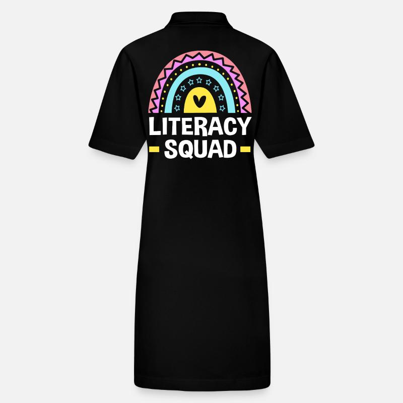 Bookworm Reading Enseignant d’école primaire Robe polo bio PAIGER Stanley/Stella Femme