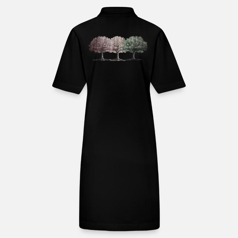 Arbres colorés Forêt d’arbres colorés Robe polo bio PAIGER Stanley/Stella Femme