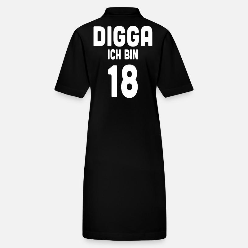 Digga ich bin 18 Stanley/Stella Frauen Bio-Polokleid PAIGER