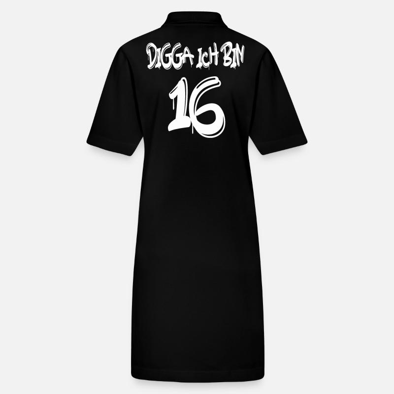 Digga ich bin 16 Stanley/Stella Frauen Bio-Polokleid PAIGER