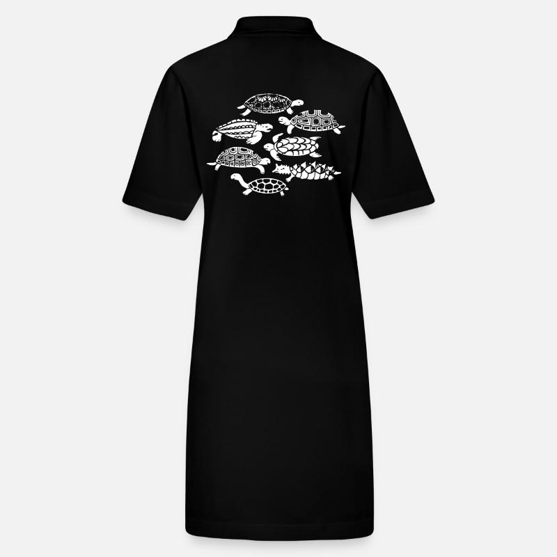 Turtles, Reptiles, Species Conservation, Sea, Nature Stanley/Stella PAIGER Organic Women’s Polo Dress