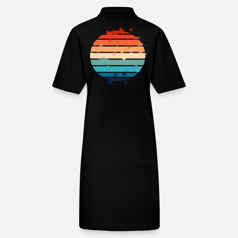 Splatter Retro Sunset Stanley/Stella PAIGER Organic Women’s Polo Dress