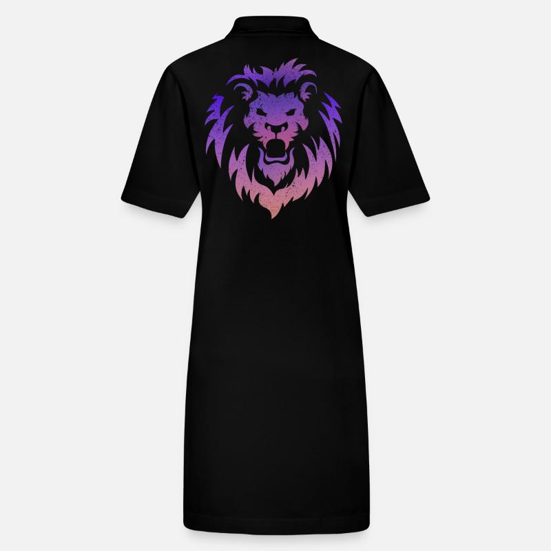 Lion Head Tribal Stanley/Stella PAIGER Organic Women’s Polo Dress