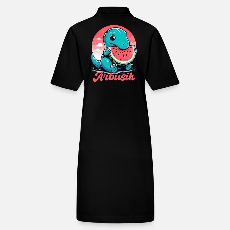 Mignon T-Rex Pastèque Arbusik Cadeau Robe polo bio PAIGER Stanley/Stella Femme