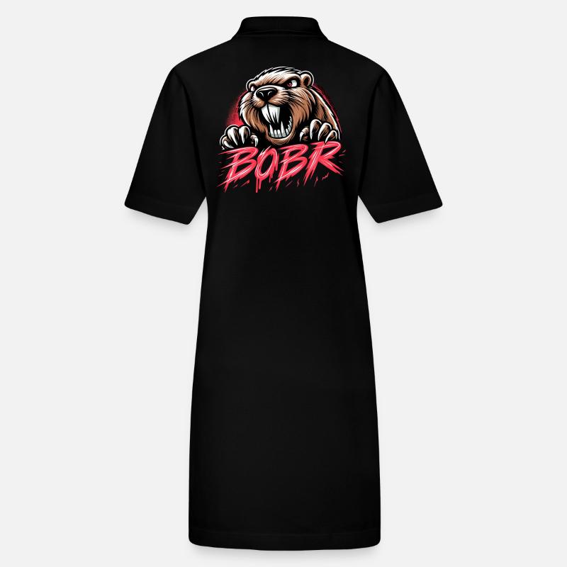 Bobr Biber polnisch Polen Geschenk Stanley/Stella Frauen Bio-Polokleid PAIGER