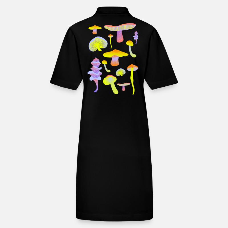 Tropical Mushroom Neon Palette Stanley/Stella PAIGER Organic Women’s Polo Dress