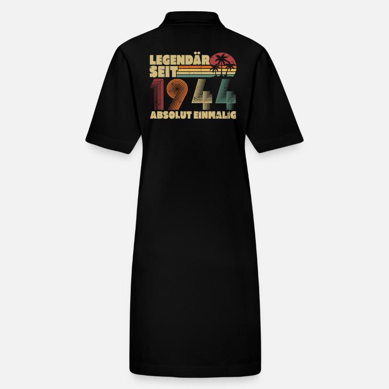 Legendary Since 1944 Vintage Birthday Gift Stanley/Stella PAIGER Organic Women’s Polo Dress