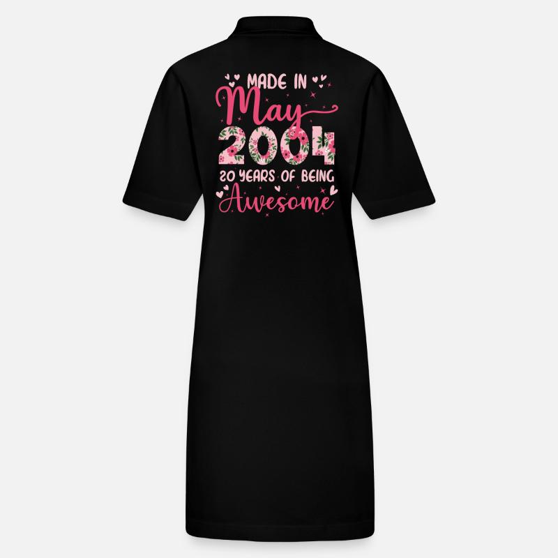 Mai 2004 Geschenk zum 20-jährigen Jubiläum für Mädchen Stanley/Stella Frauen Bio-Polokleid PAIGER