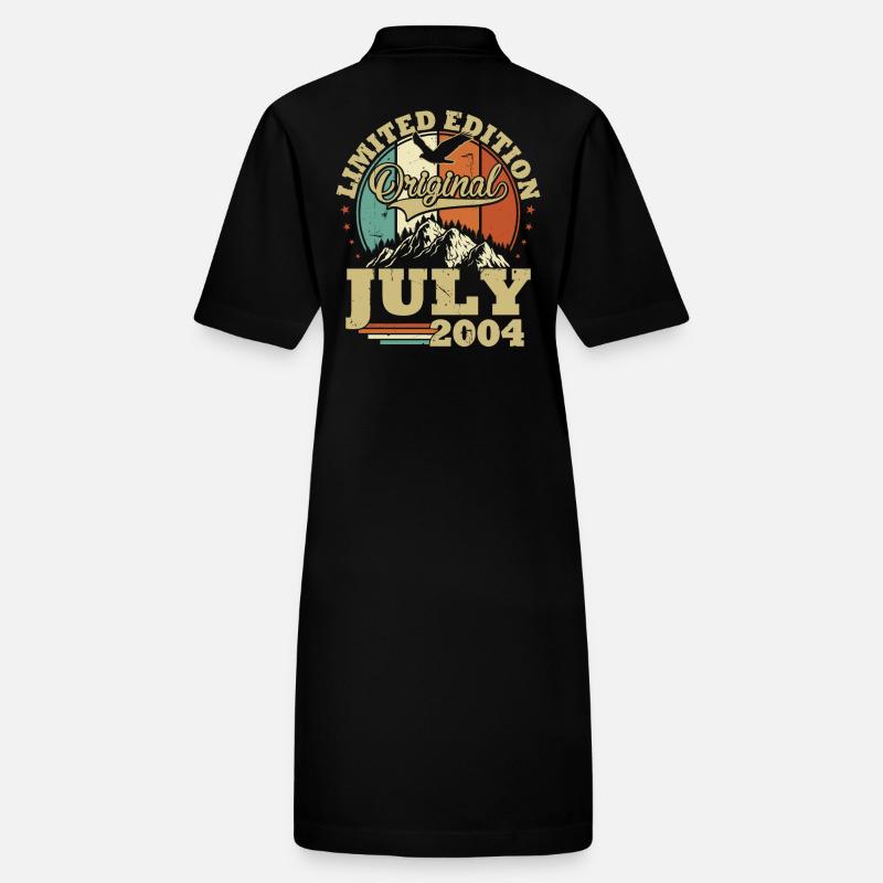 Original Juli 2004 Vintage Geburtstagsgeschenk Stanley/Stella Frauen Bio-Polokleid PAIGER