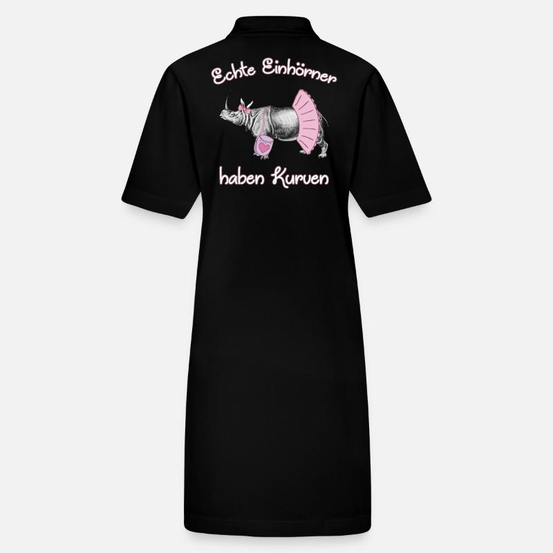 Einhörner mit Kurven Stanley/Stella Frauen Bio-Polokleid PAIGER