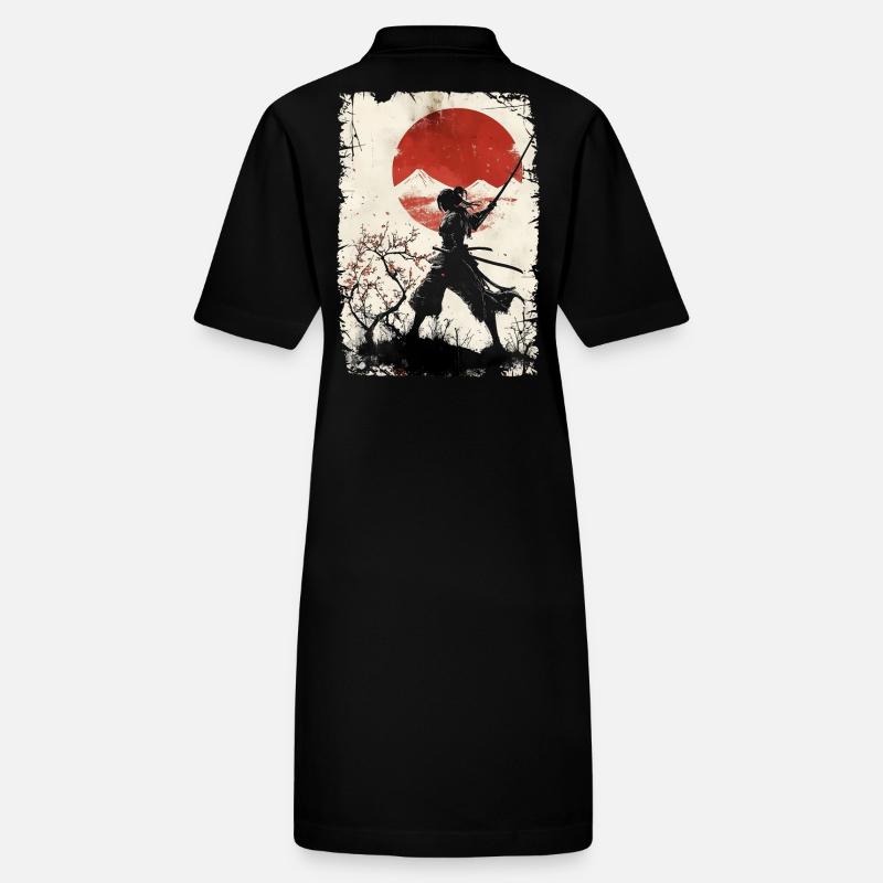 Japan vintage samurai Stanley/Stella Frauen Bio-Polokleid PAIGER