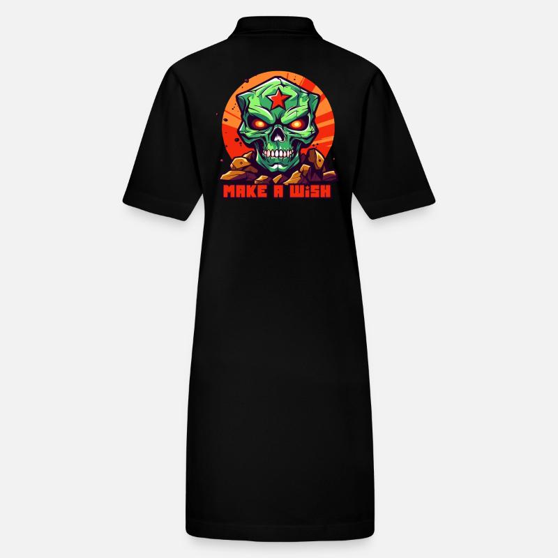 Skull Star Rocks : Faites un vœu Robe polo bio PAIGER Stanley/Stella Femme