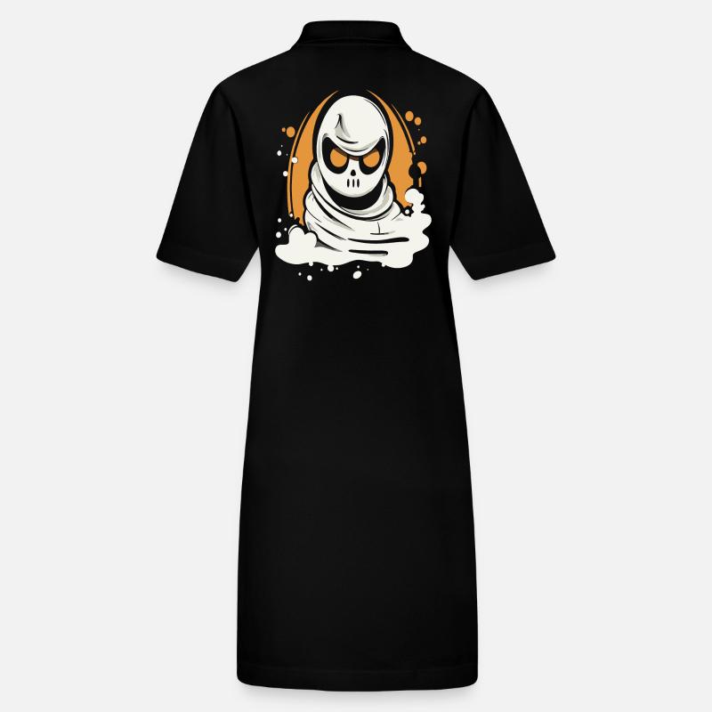 A cartoon ghost Stanley/Stella PAIGER Organic Women’s Polo Dress