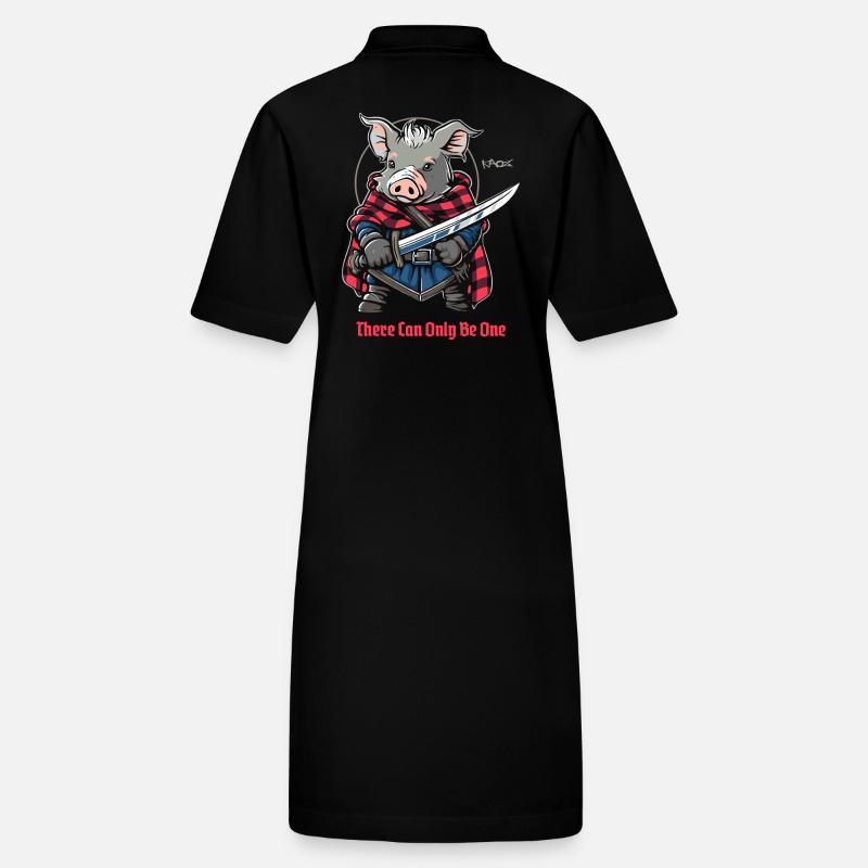 There can only be one: Highlands Pig Stanley/Stella PAIGER Organic Women’s Polo Dress