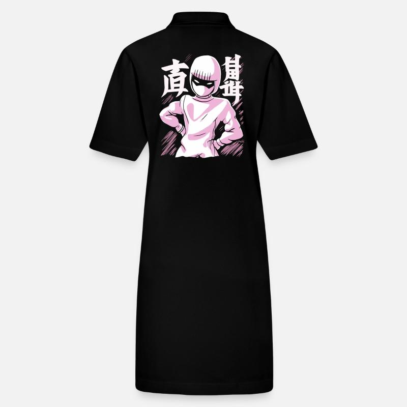 Voir le règne du ninja rose Robe polo bio PAIGER Stanley/Stella Femme