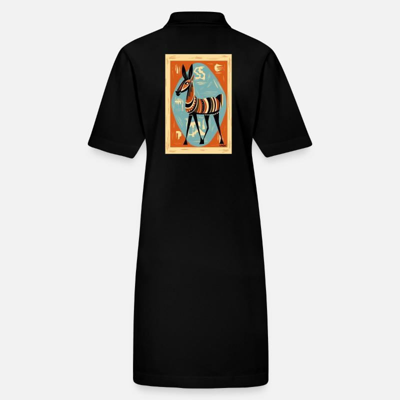 Ancient Art: Donkey Stanley/Stella PAIGER Organic Women’s Polo Dress