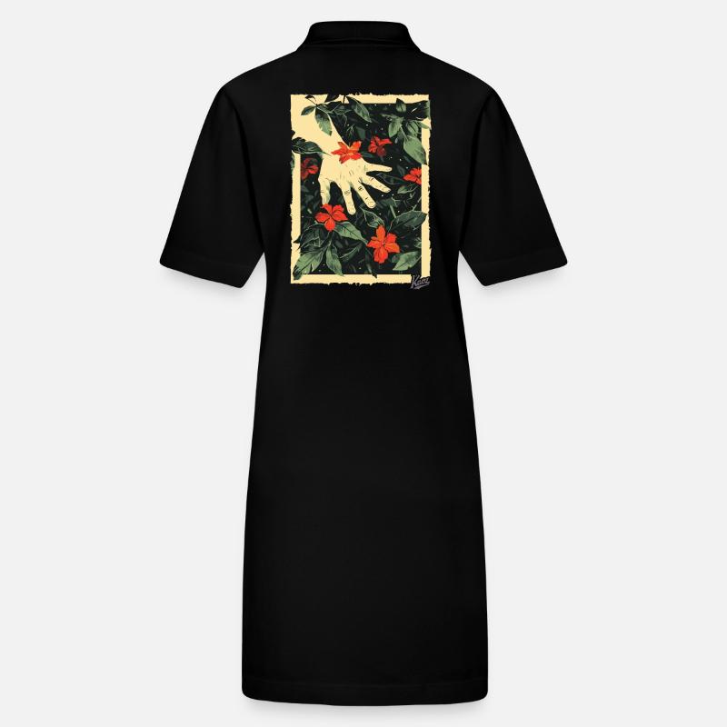 Propaganda style: Hand on the plants in paradise Stanley/Stella PAIGER Organic Women’s Polo Dress
