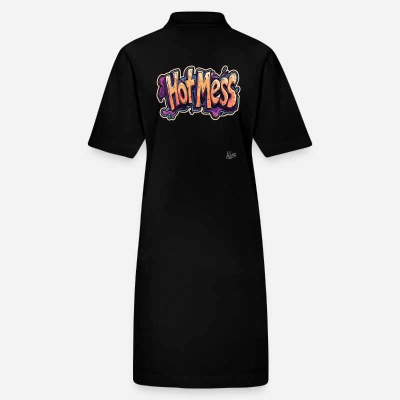 Heißes Durcheinander, Hot Mess Stanley/Stella Frauen Bio-Polokleid PAIGER