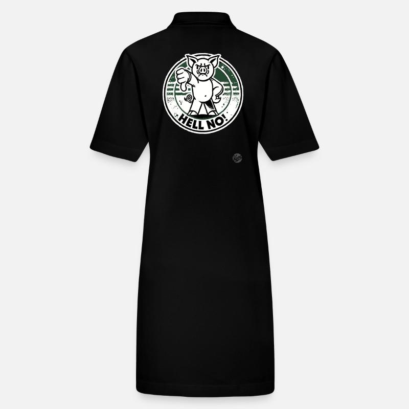 Pas question! Pouces vers le bas cochon Robe polo bio PAIGER Stanley/Stella Femme