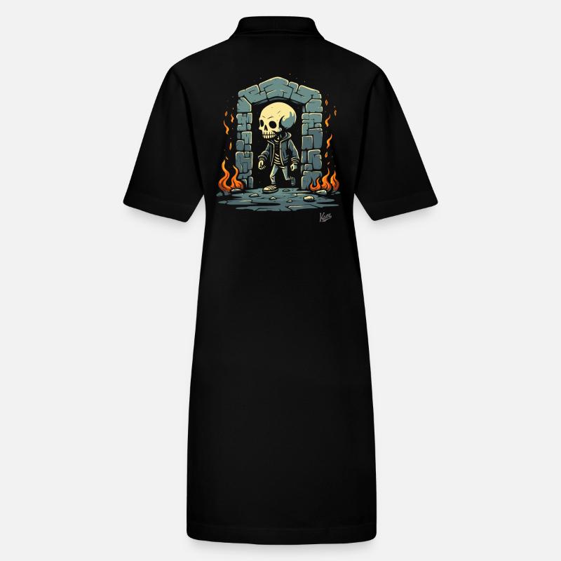 Skeleton Dungeon Showtime Stanley/Stella PAIGER Organic Women’s Polo Dress