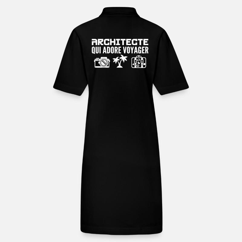 Voyageurs & Architectes : Passion & Découverte Robe polo bio PAIGER Stanley/Stella Femme