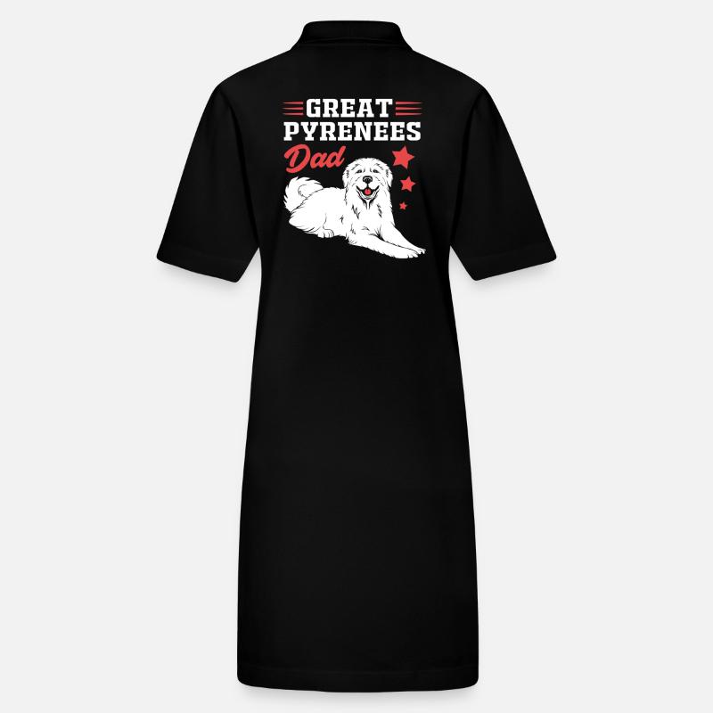 Pyrenäenhund Stanley/Stella Frauen Bio-Polokleid PAIGER