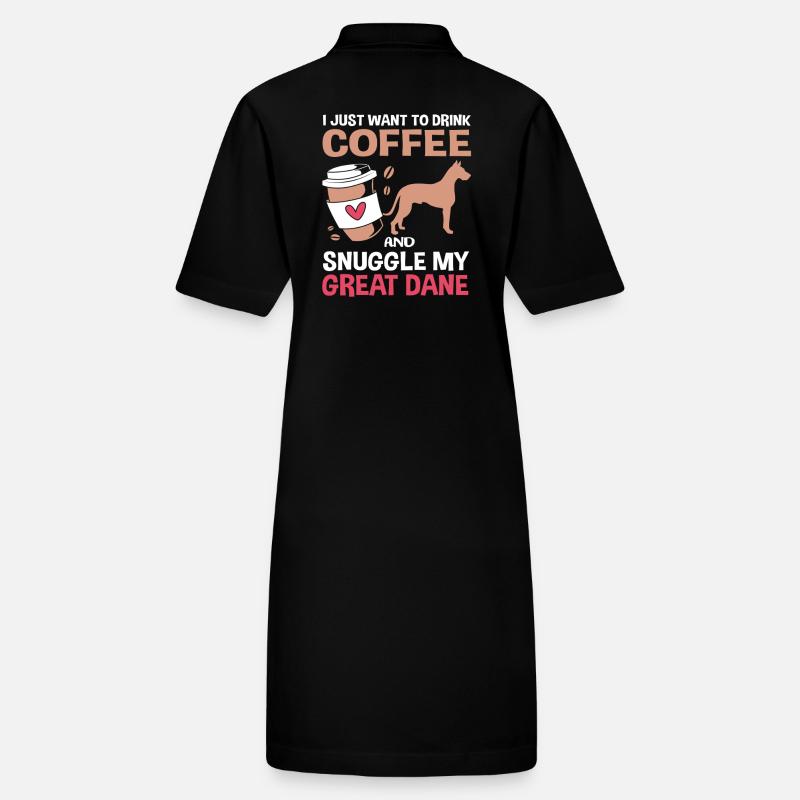 Deutsche Dogge Stanley/Stella Frauen Bio-Polokleid PAIGER