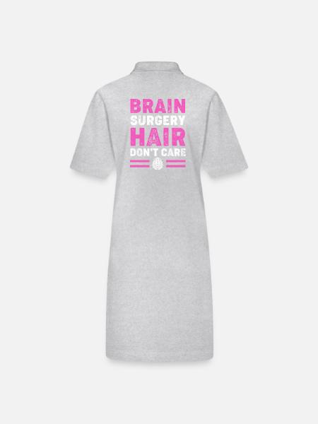 Brain Aneurysm - Stanley/Stella PAIGER Organic Women’s Polo Dress - black - Back