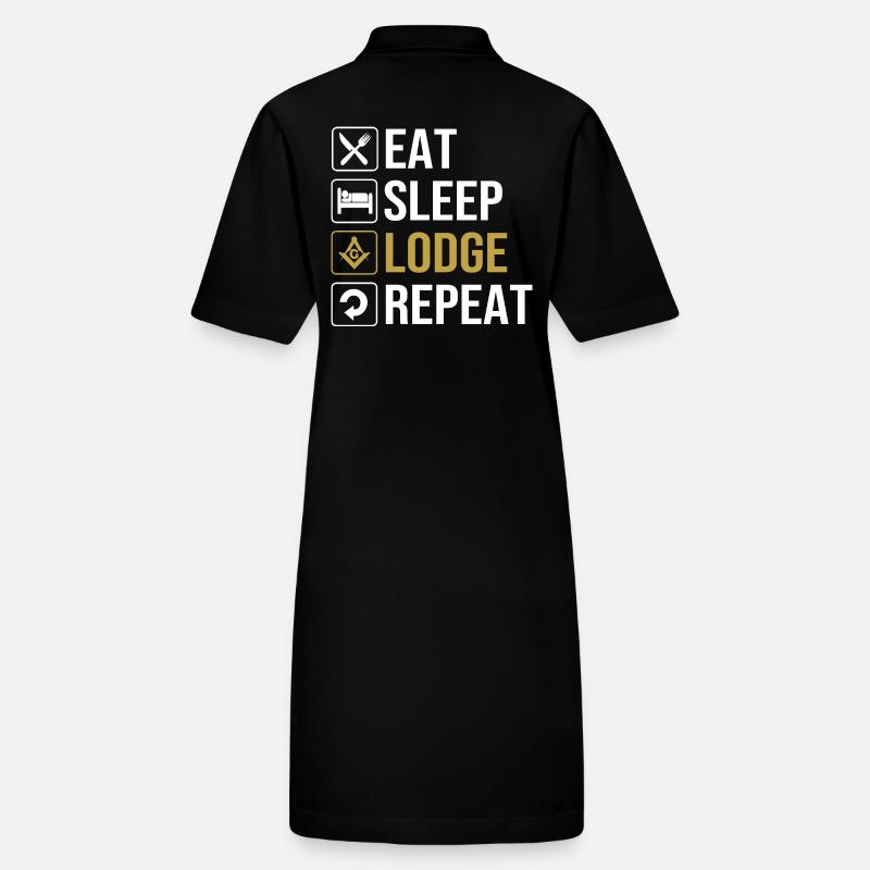 Freimaurer Illuminati Stanley/Stella Frauen Bio-Polokleid PAIGER
