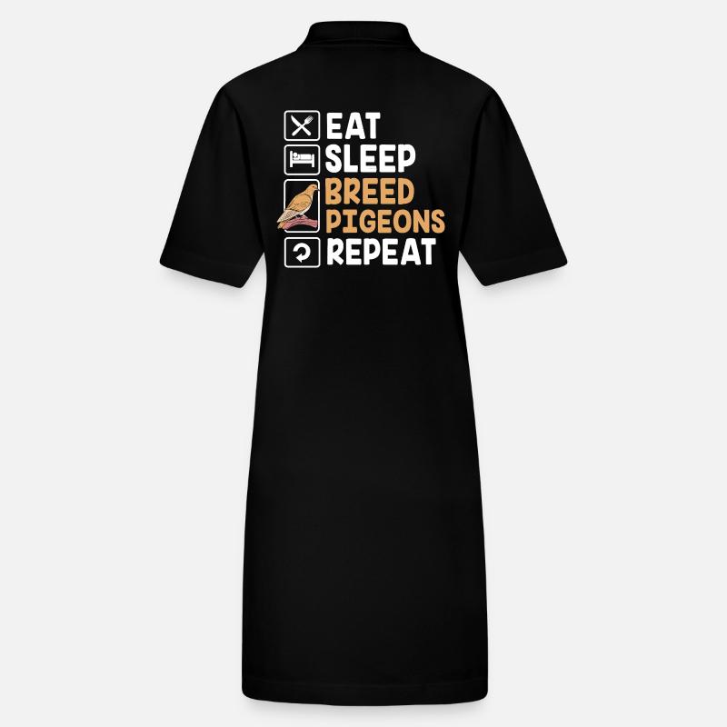 Pigeons pigeons Robe polo bio PAIGER Stanley/Stella Femme