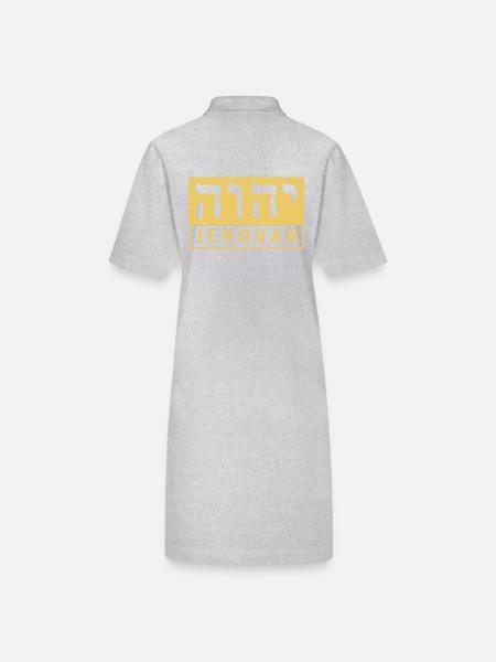 Jude Jüdisch Judentum Yeshua - Stanley/Stella Frauen Bio-Polokleid PAIGER - Schwarz - Hinten